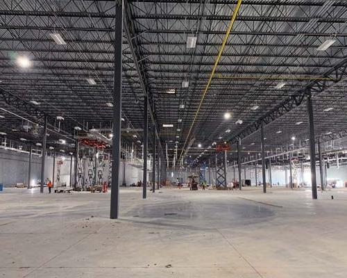 Interior construction photo of Project Northpoint