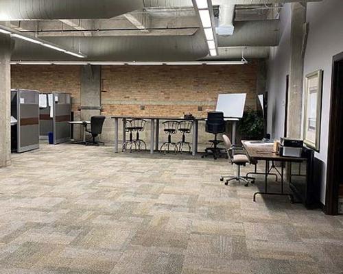 Collaboration area of the Beloit office